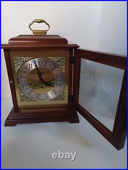 WORKING HERMLE MOVEMENT BALDWIN MANTEL CLOCK WESTMINSTER CHIME #M210 MAH With KEY