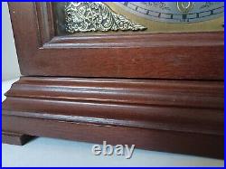 WORKING HERMLE MOVEMENT BALDWIN MANTEL CLOCK WESTMINSTER CHIME #M210 MAH With KEY