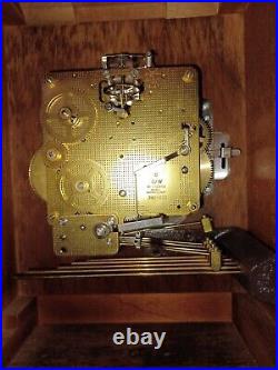 WORKING HERMLE MOVEMENT BALDWIN MANTEL CLOCK WESTMINSTER CHIME #M210 MAH With KEY