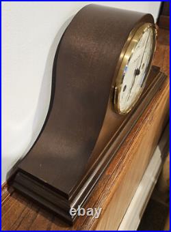 WORKS GREAT! Bulova B1814 Dorchester 8 Day Westminster Chime Clock 340-020A