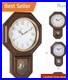 Wall Clock Faux Wood Pendulum Westminster Chime 17.5x11.25 Home Office Decor