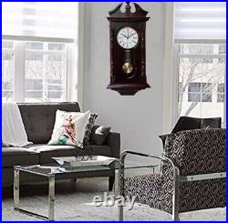 Wall Clocks Grandfather Wood Wall Clock with Chime. Pendulum Wood Traditiona