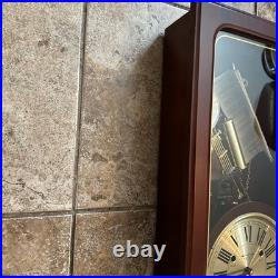 Waltham 31 Day Chime Wall Clock Cherry Wood Case(KEY WOUND)
