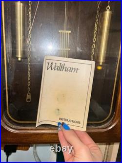Waltham 31-Day Mechanical Pendulum Chimes, Tick and Comes with Original Instruct