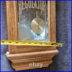 Waltham Regulator Wall Clock Westminster Chime withPendulum 28 C Battery Operated