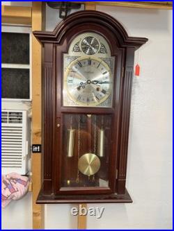 Walthan Tempus Fugit 31-Day Chime Wall Clock Beautiful Working Cond. With Key