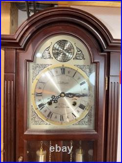Walthan Tempus Fugit 31-Day Chime Wall Clock Beautiful Working Cond. With Key