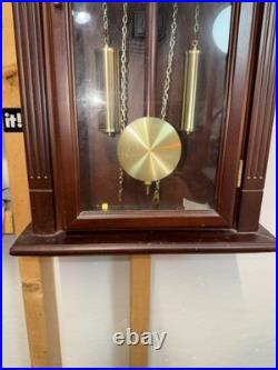 Walthan Tempus Fugit 31-Day Chime Wall Clock Beautiful Working Cond. With Key