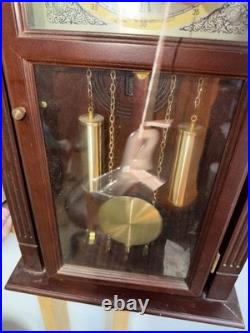 Walthan Tempus Fugit 31-Day Chime Wall Clock Beautiful Working Cond. With Key