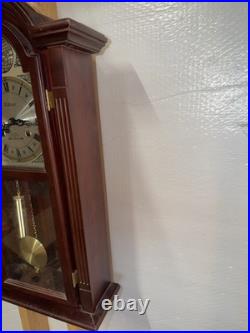 Walthan Tempus Fugit 31-Day Chime Wall Clock Beautiful Working Cond. With Key