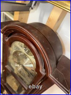 Walthan Tempus Fugit 31-Day Chime Wall Clock Beautiful Working Cond. With Key