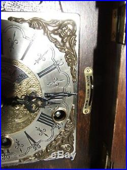 Warmink 8 day Westminster, Whittington, St. Michael, Moonphase, 8 Bars, Bracket Clock