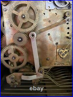 Warmink Clock Moonphase Dial 3 Melodies incl. Westminster Vintage Mantel Clock