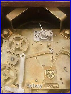 Warmink Clock Moonphase Dial 3 Melodies incl. Westminster Vintage Mantel Clock