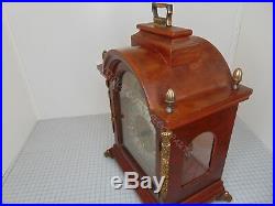 Warmink Walnut Westminster Chime Table Or Bracket Clock