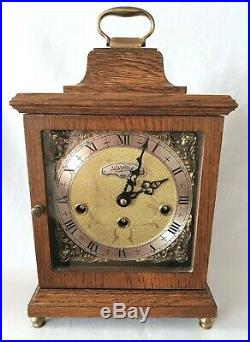 Warmink Westminster Clock Wubba Dutch 8 Day Key Wind Silent Switch Vintage