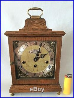 Warmink Westminster Clock Wubba Dutch 8 Day Key Wind Silent Switch Vintage