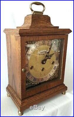 Warmink Westminster Clock Wubba Dutch 8 Day Key Wind Silent Switch Vintage