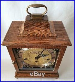 Warmink Westminster Clock Wubba Dutch 8 Day Key Wind Silent Switch Vintage