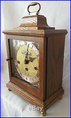 Warmink Westminster Clock Wubba Dutch 8 Day Key Wind Silent Switch Vintage