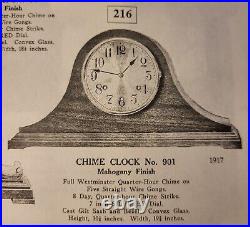 Waterbury 8-day Westminster Chime Clock (no. 901)