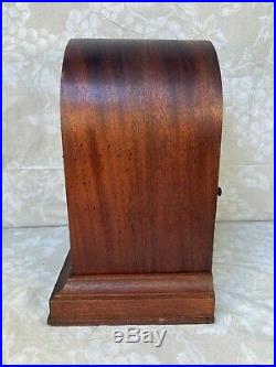 Waterbury Mahogany Chiming Mantel Clock Not Running Westminster Chimes