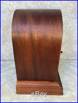 Waterbury Mahogany Chiming Mantel Clock Not Running Westminster Chimes