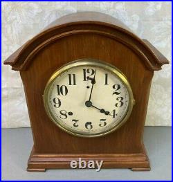 Waterbury Mantel Clock with Westminster Chimes Runs Strikes & Chimes