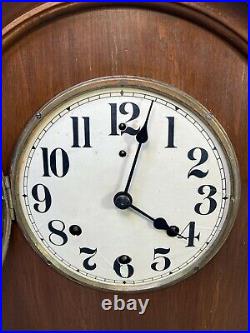Waterbury Mantel Clock with Westminster Chimes Runs Strikes & Chimes