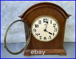 Waterbury Mantel Clock with Westminster Chimes Runs Strikes & Chimes