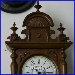 Weight Driven 8 Day Westminster Chime Wall Clock With German Kieninger Movement