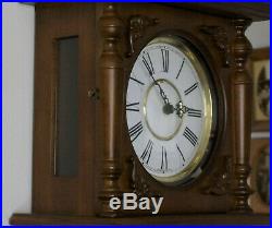 Weight Driven 8 Day Westminster Chime Wall Clock With German Kieninger Movement