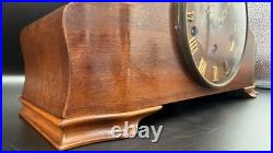 Welby German Westminster Mantel Clock 3-Train Mechanical Cleaned & Oiled