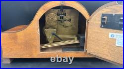 Welby German Westminster Mantel Clock 3-Train Mechanical Cleaned & Oiled