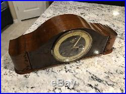 West Germany Westminster Chime Art Deco Mantle Clock Works