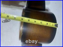 Westminster Art Deco Design Chiming Mantel Clock From Germany Big Face 2-tone