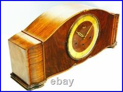 Westminster Art Deco Design Chiming Mantel Clock From Kienzle Germany