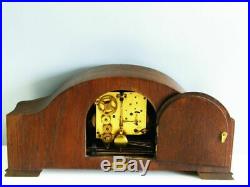 Westminster Art Deco Design Chiming Mantel Clock From Kienzle Germany