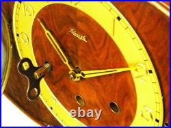 Westminster Art Deco Design Chiming Mantel Clock From Kienzle Germany