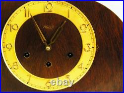 Westminster Art Deco Design Chiming Mantel Clock From Kienzle Germany