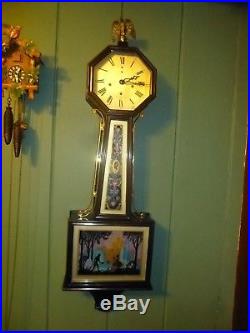 Westminster Chime Banjo Clock New Haven, Washington, Antique Piece