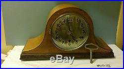 Westminster Chime British Anvil Mantle Clock By Perivale Of London
