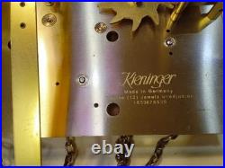 Westminster Chime Chain CLOCK MOVEMENT Kieninger H Series 12 Jewel Germany Parts