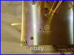 Westminster Chime Chain CLOCK MOVEMENT Kieninger H Series 12 Jewel Germany Parts