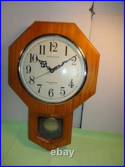 Westminster Chime Clock Ingraham Quartz Regulator