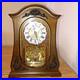 Westminster Chime Clock Rhythm WoodwithSwarovski Elements Glass Retro Design VTG