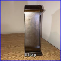 Westminster Chime Clock Rhythm WoodwithSwarovski Elements Glass Retro Design VTG