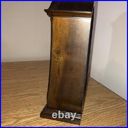 Westminster Chime Clock Rhythm WoodwithSwarovski Elements Glass Retro Design VTG