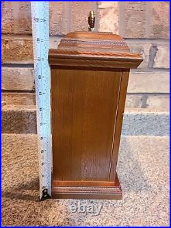 Westminster Chime Clock Shelf Mantel Quartz Roman Numeral Hourly Wood Casing Z1