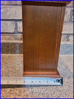Westminster Chime Clock Shelf Mantel Quartz Roman Numeral Hourly Wood Casing Z1